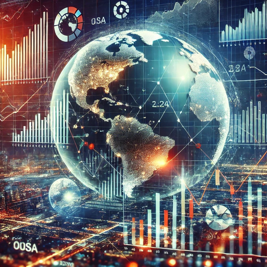 DALL·E 2024-06-28 15.45.36 - An image showing a global financial market with stock charts, graphs, and a world map in the background, representing globalization in finance